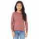 Bella + Canvas 3501YCV Youth Heather CVC Long-Sleeve T-Shirt