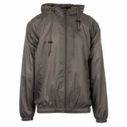 Burnside B9728 Men's Nylon Hooded Coaches Jacket