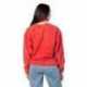 chicka-d 443CK Ladies Corded Crew Sweatshirt