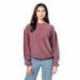 chicka-d 443CK Ladies Corded Crew Sweatshirt