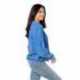 chicka-d 443CK Ladies Corded Crew Sweatshirt