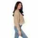 chicka-d 470 Ladies Corded Boxy Pullover