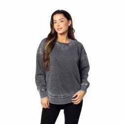 chicka-d 480 Ladies Burnout Campus Pullover