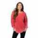 chicka-d 480 Ladies Burnout Campus Pullover