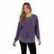 chicka-d 480 Ladies Burnout Campus Pullover