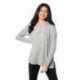 chicka-d 465 Ladies Cozy Tunic Hooded Sweatshirt