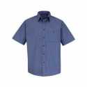 Red Kap SP84 Mini-Plaid Uniform Short Sleeve Shirt