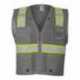 Kishigo B100-111 EV Series Enhanced Visibility Multi-Pocket Mesh Vest