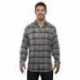 Burnside B8210 Men's Plaid Flannel Shirt