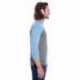 Threadfast Apparel 302G Unisex Triblend Three-Quarter Sleeve Raglan