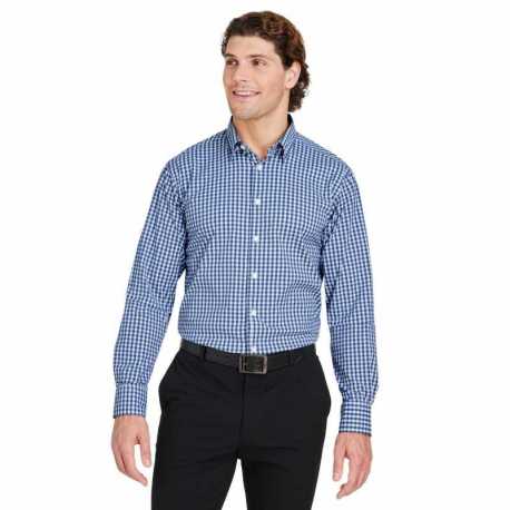 Devon & Jones DG536 CrownLux Performance Men's Gingham Shirt