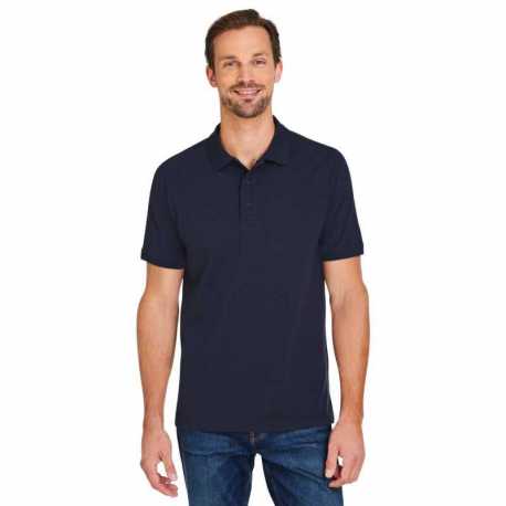 Harriton M205 Men's Valiant Cotton Snag Protect Polo