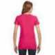 J America JA8169 Ladies V-Neck Slub T-Shirt