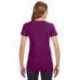 J America JA8169 Ladies V-Neck Slub T-Shirt