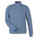 J America 8732JA Unisex Pigment Dyed Fleece Quarter-Zip