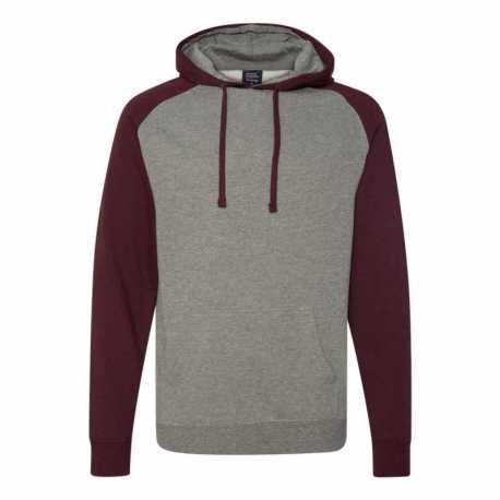 Independent Trading Co. IND40RP Raglan Hooded Sweatshirt