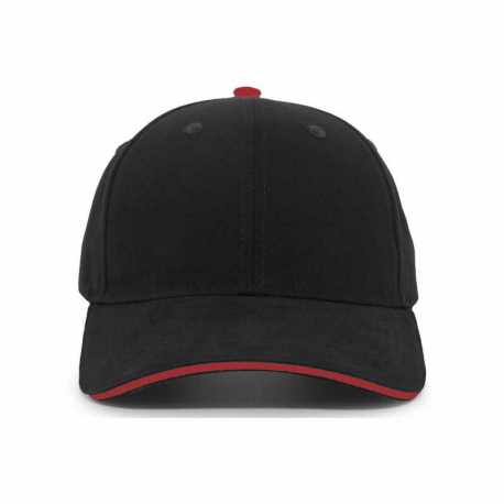 Pacific Headwear 121C Brushed Twill Cap With Sandwich Bill