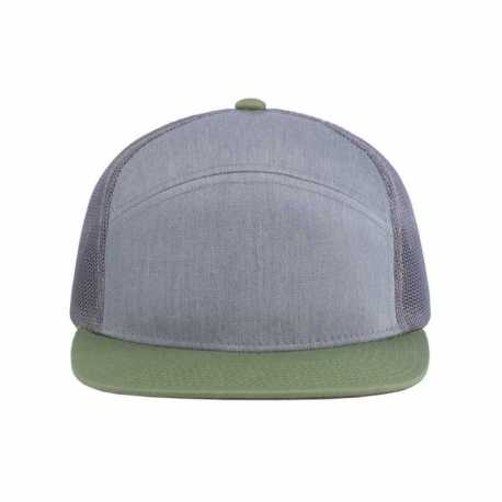 Pacific Headwear P787 Arch Trucker Snapback Cap