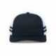 Pacific Headwear P115 Low-Profile Stripe Trucker Cap