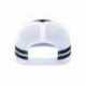 Pacific Headwear P115 Low-Profile Stripe Trucker Cap