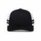 Pacific Headwear P115 Low-Profile Stripe Trucker Cap