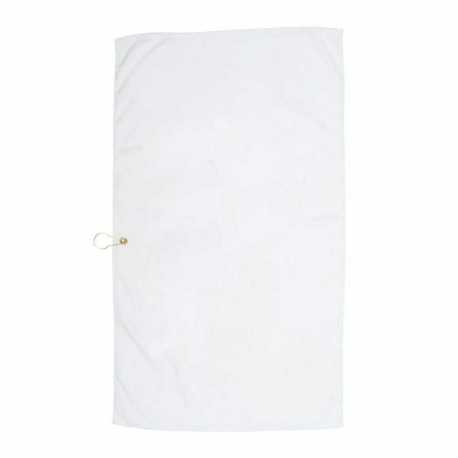 Pro Towels 2442GMT Golf-Caddy Towel with Center Brass Grommet & Hook