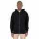 Shaka Wear SHGDZ Men's Garment Dye Double-Zip Hooded Sweatshirt