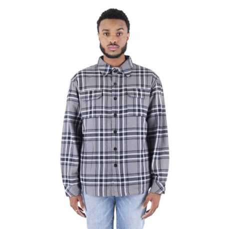 Shaka Wear SHPFJ Men's Plaid Flannel Jacket