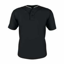 Alleson Athletic 52MTHJ Two Button Mesh Baseball Jersey With Piping