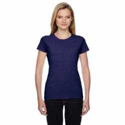 Fruit Of The Loom SSFJR Ladies Sofspun Jersey Junior Crew T-Shirt