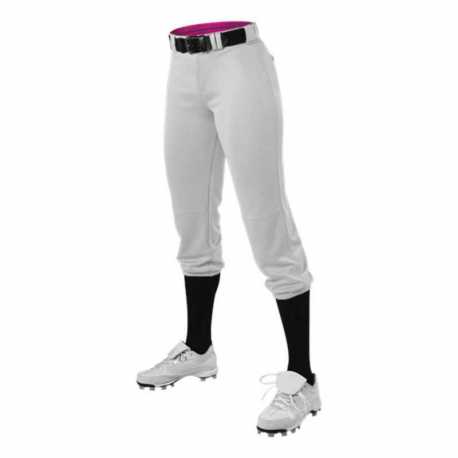 Alleson Athletic 615PSG Girls Belted Speed Premium Fastpitch Pants