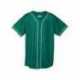 Augusta Sportswear 593 Wicking Mesh Button Front Jersey with Braid Trim