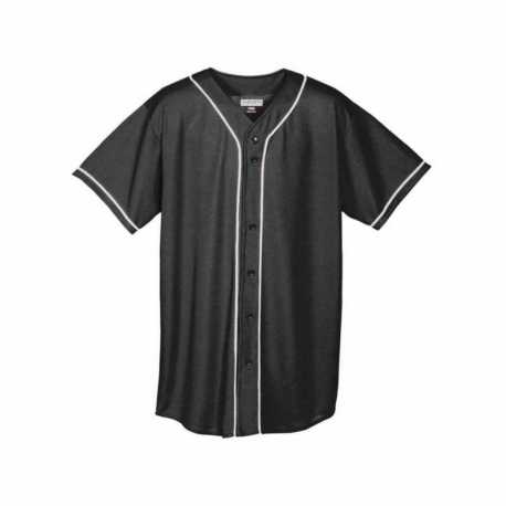 Augusta Sportswear 594 Youth Wicking Mesh Button Front Jersey