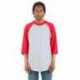 Shaka Wear SHRAG Adult Three-Quarter Sleeve Raglan T-Shirt