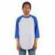 Shaka Wear SHRAG Adult Three-Quarter Sleeve Raglan T-Shirt