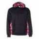 Badger 1464 Digital Camo Colorblock Performance Fleece Hooded Sweatshirt