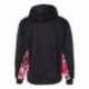 Badger 1464 Digital Camo Colorblock Performance Fleece Hooded Sweatshirt