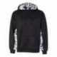 Badger 1464 Digital Camo Colorblock Performance Fleece Hooded Sweatshirt