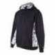 Badger 1464 Digital Camo Colorblock Performance Fleece Hooded Sweatshirt