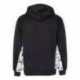 Badger 1464 Digital Camo Colorblock Performance Fleece Hooded Sweatshirt