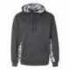 Badger 1464 Digital Camo Colorblock Performance Fleece Hooded Sweatshirt