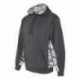 Badger 1464 Digital Camo Colorblock Performance Fleece Hooded Sweatshirt