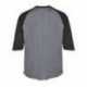 Badger 2133 Youth B-Core 3/4 Sleeve Baseball T-Shirt