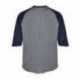 Badger 2133 Youth B-Core 3/4 Sleeve Baseball T-Shirt