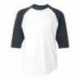 Badger 2133 Youth B-Core 3/4 Sleeve Baseball T-Shirt