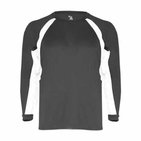 Badger 2154 Youth B-Core Hook Long Sleeve T-Shirt