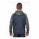 Burnside 8660 Performance Raglan Full-Zip Sweatshirt