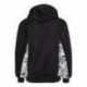 Badger 2464 Youth Digital Camo Colorblock Performance Fleece Hooded Sweatshirt