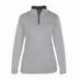 Badger 4103 Women's B-Core Quarter-Zip Pullover