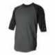 Badger 4133 B-Core Three-Quarter Sleeve Baseball T-Shirt